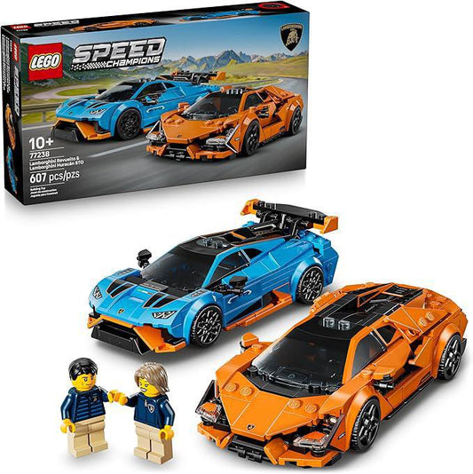 Speed Champions Lamborghini Revuelto & Huracán STO Car Toys LEGO