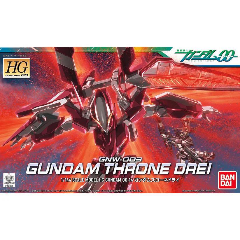 Bandai Hobby Gundam 00 14 Gundam Throne Drei HG 1/144 Model Kit USA Seller