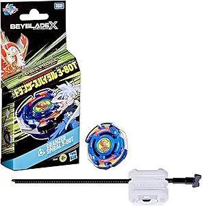 Beyblade X X-Over Project Dranzer Spiral 3-80t Starter Pack Set with Takara Tomy Balance Type Top and Launcher, Battling Tops Game Toys