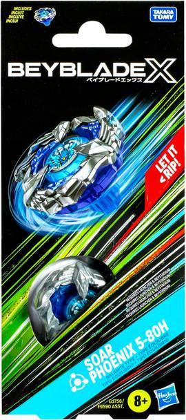 Beyblade X Soar Phoenix 5-80h Booster Pack Set with Balance Type Top; Authentic Takara TOMY Battle Tops Games/Toys for Boys and Girls 8