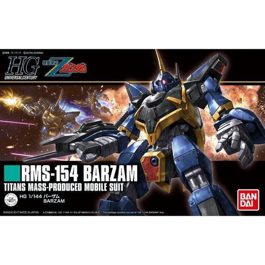 Bandai Hobby Z Zeta Gundam Hguc RMS-154 Barzam HG 1/144 Model Kit