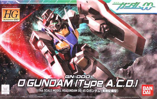 Bandai Hobby Gundam 00 #45 O / 0 Gundam Type A.C.D. HG 1/144 Model Kit