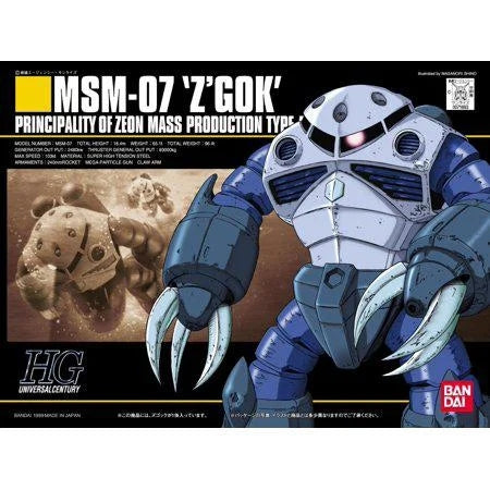 Bandai Spirits Gundam HGUC #6 MSM-07 Z'Gok HG 1/144 Model Kit