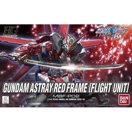 Bandai Hobby Gundam Seed #58 Astray Red Frame Flight Unit HG 1/144 Model Kit