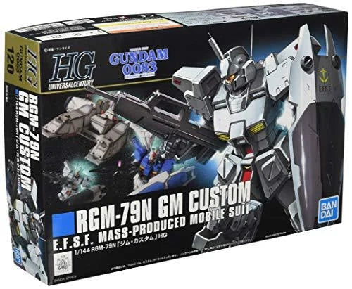 Bandai Hobby Gundam RGM-79N GM Custom HG 1/144 Model Kit